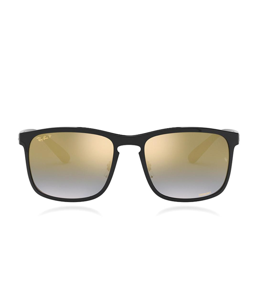 RAY BAN Черные пластиковые солнцезащитные очки, фото 2