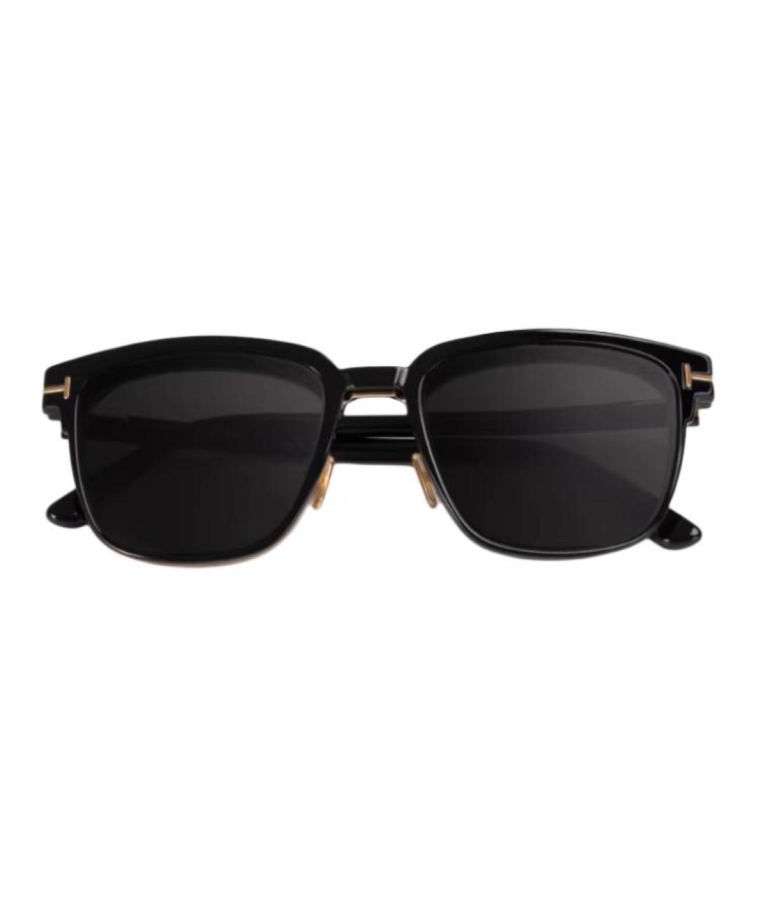 TOM FORD Черные металлические солнцезащитные очки, фото 2
