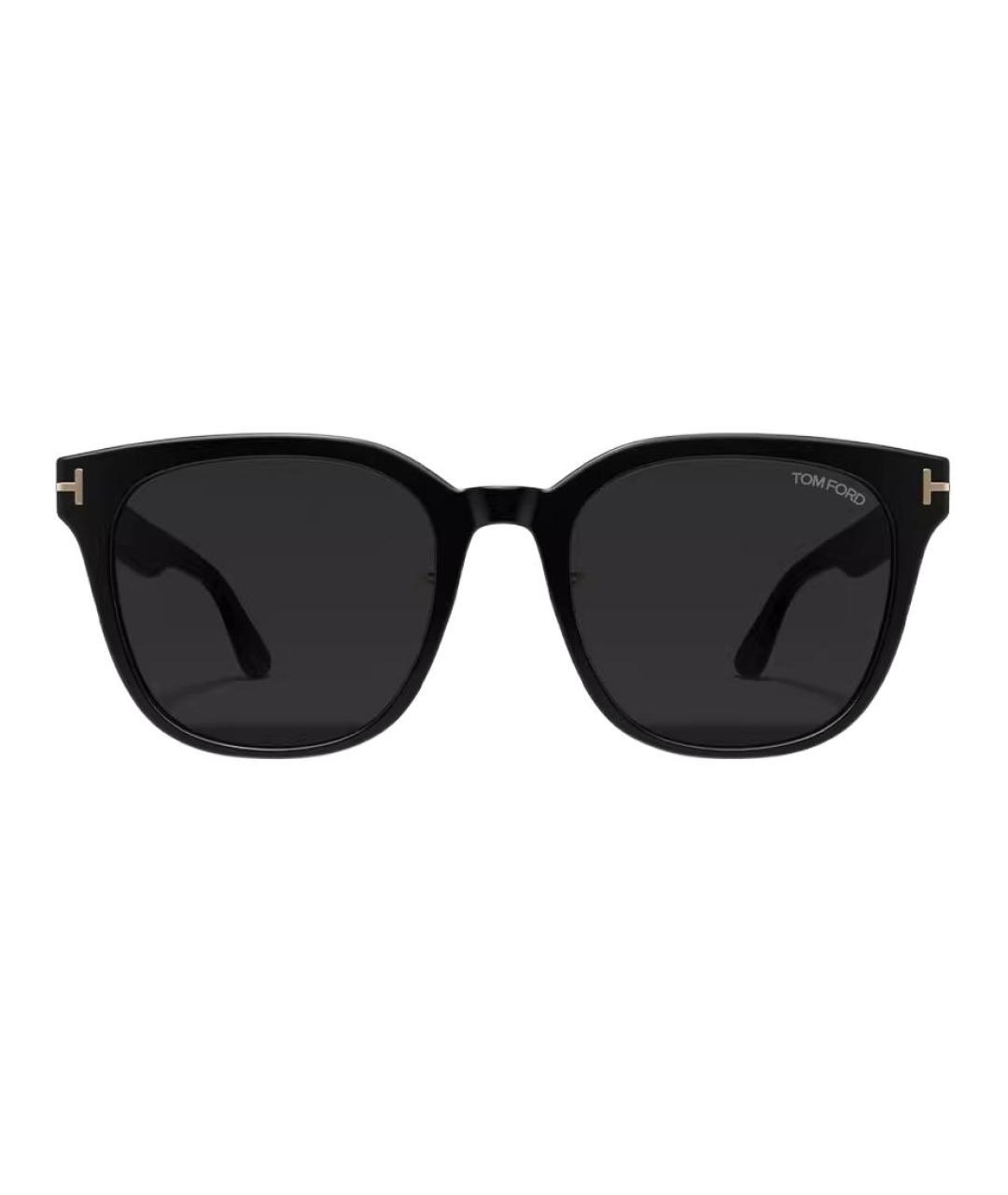 TOM FORD Черные пластиковые солнцезащитные очки, фото 2