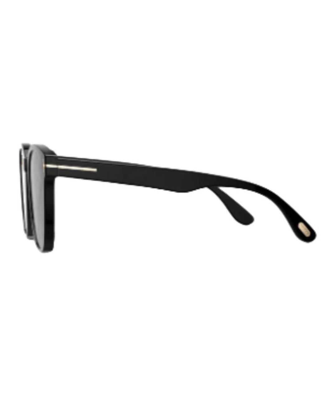 TOM FORD Черные пластиковые солнцезащитные очки, фото 3