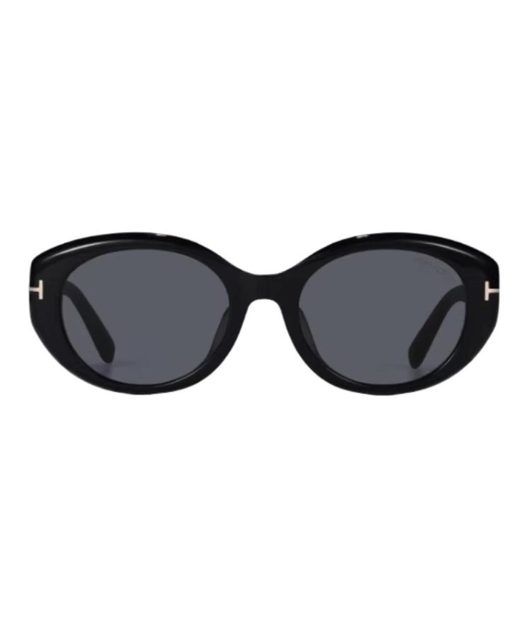 TOM FORD Черные пластиковые солнцезащитные очки, фото 2