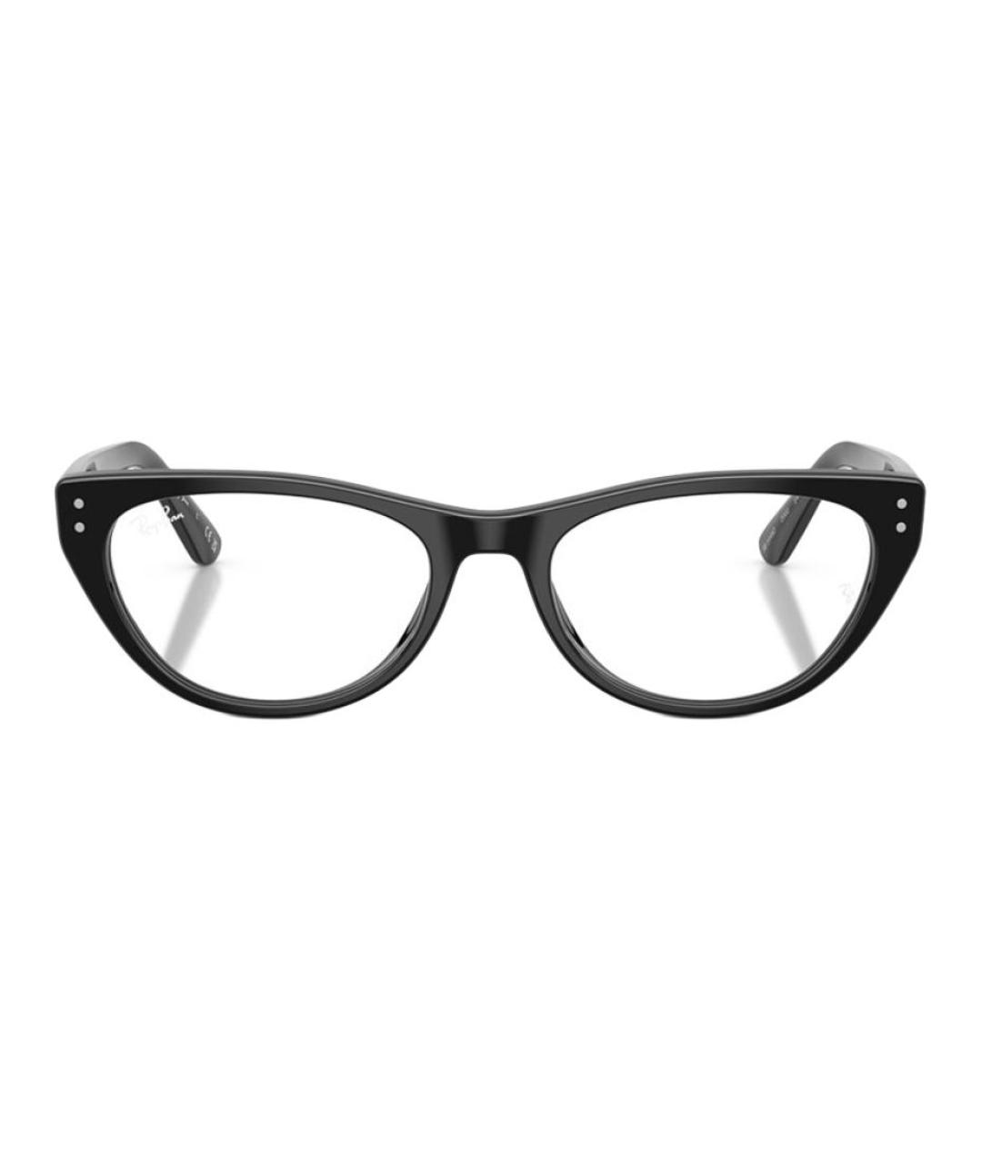 RAY BAN Черные пластиковые солнцезащитные очки, фото 2