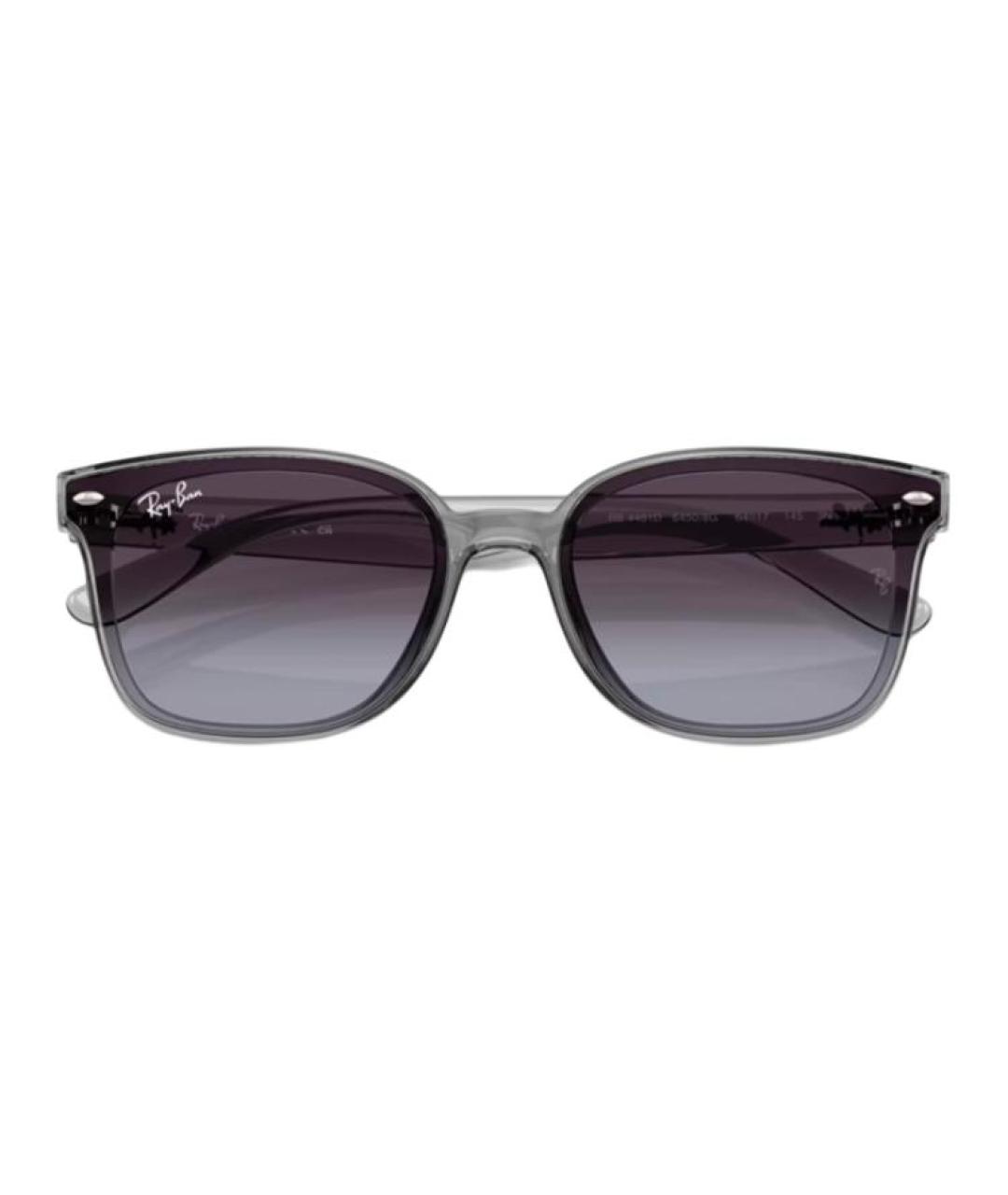 RAY BAN Серые пластиковые солнцезащитные очки, фото 3
