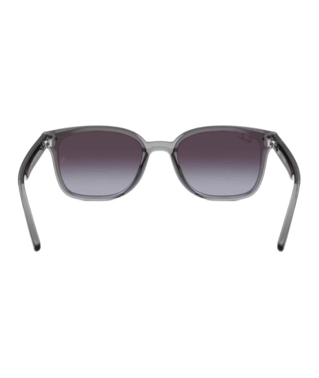 RAY BAN Серые пластиковые солнцезащитные очки, фото 5