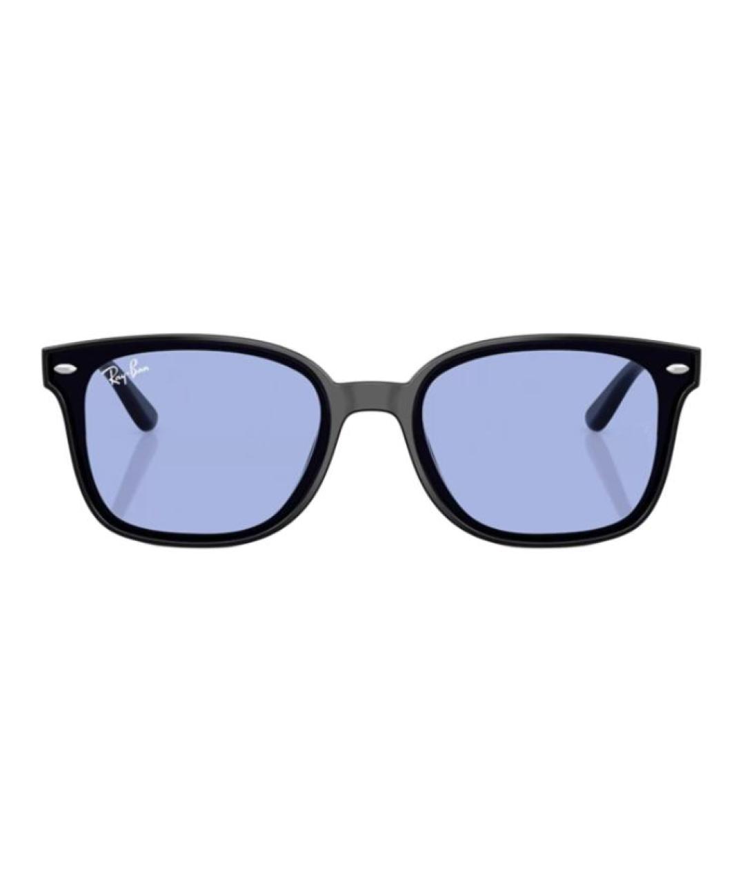 RAY BAN Черные пластиковые солнцезащитные очки, фото 2