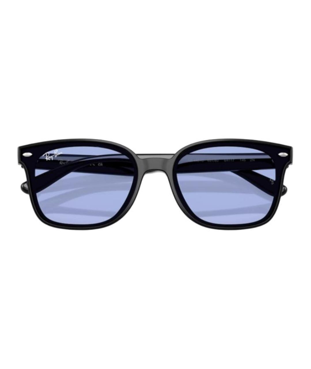 RAY BAN Черные пластиковые солнцезащитные очки, фото 3