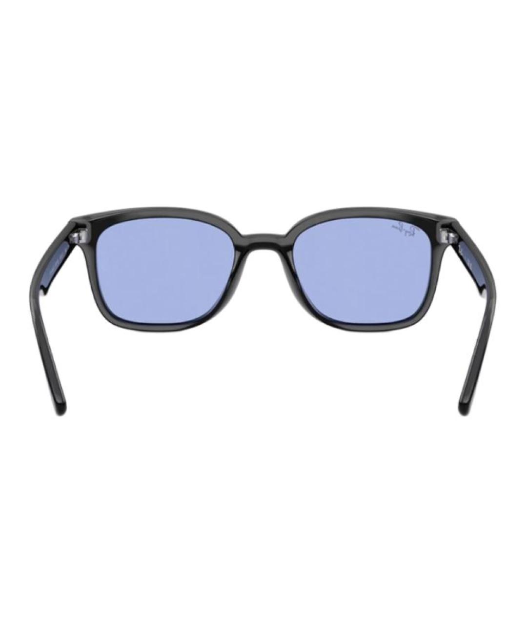 RAY BAN Черные пластиковые солнцезащитные очки, фото 5