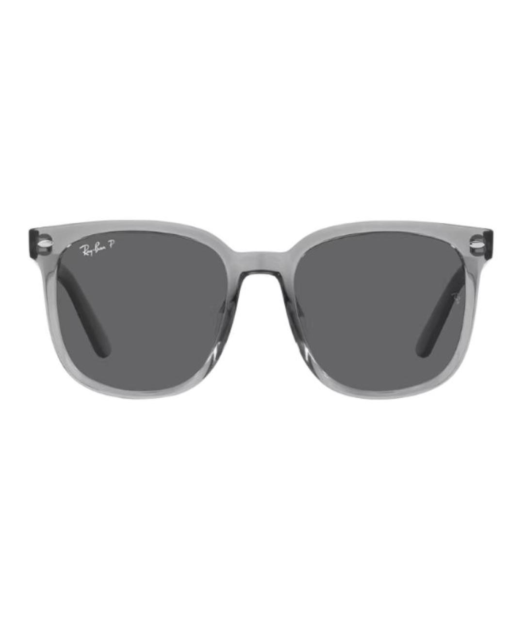 RAY BAN Серые пластиковые солнцезащитные очки, фото 2