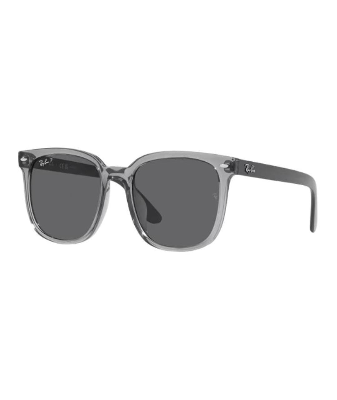RAY BAN Серые пластиковые солнцезащитные очки, фото 1