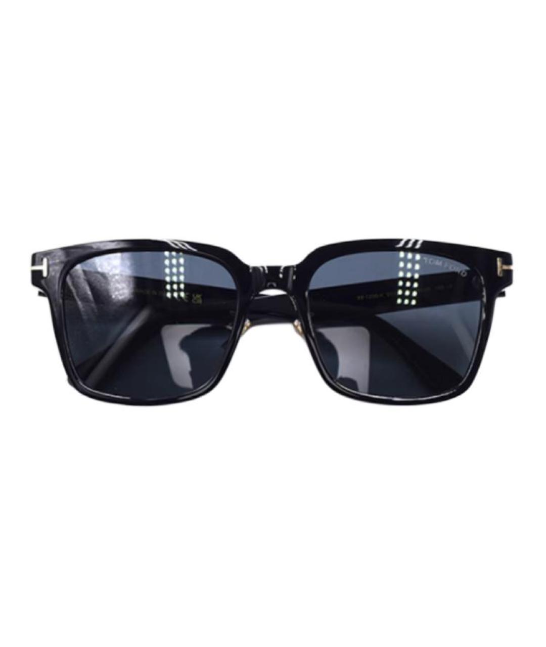 TOM FORD Черные пластиковые солнцезащитные очки, фото 3