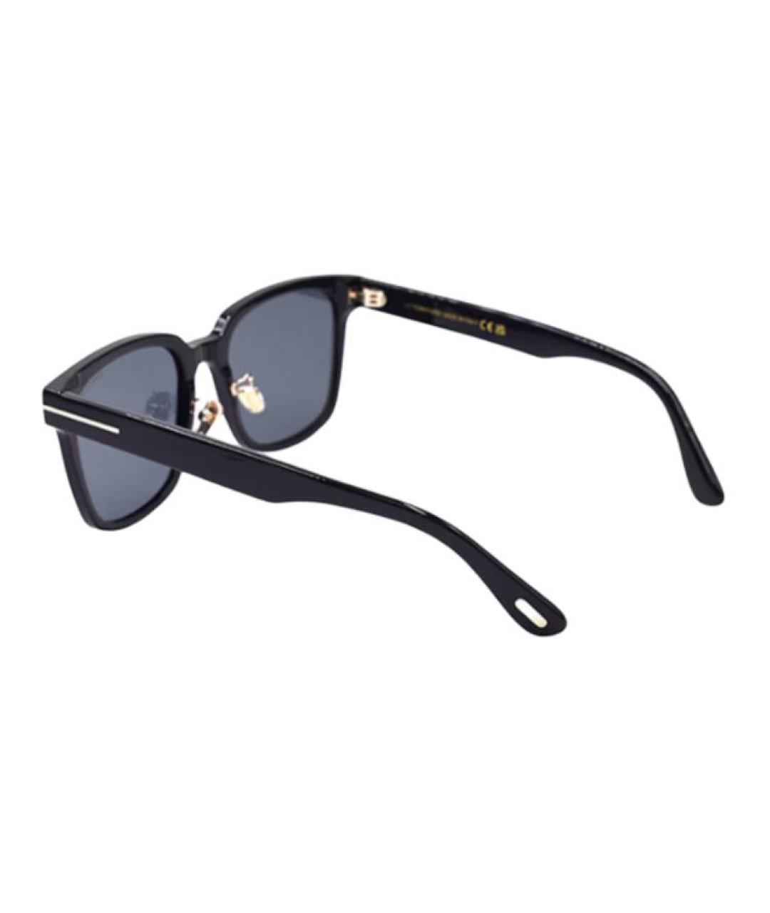 TOM FORD Черные пластиковые солнцезащитные очки, фото 5