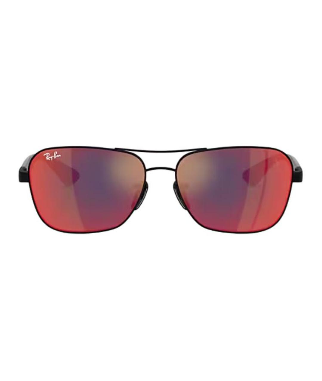 RAY BAN Черные металлические солнцезащитные очки, фото 2