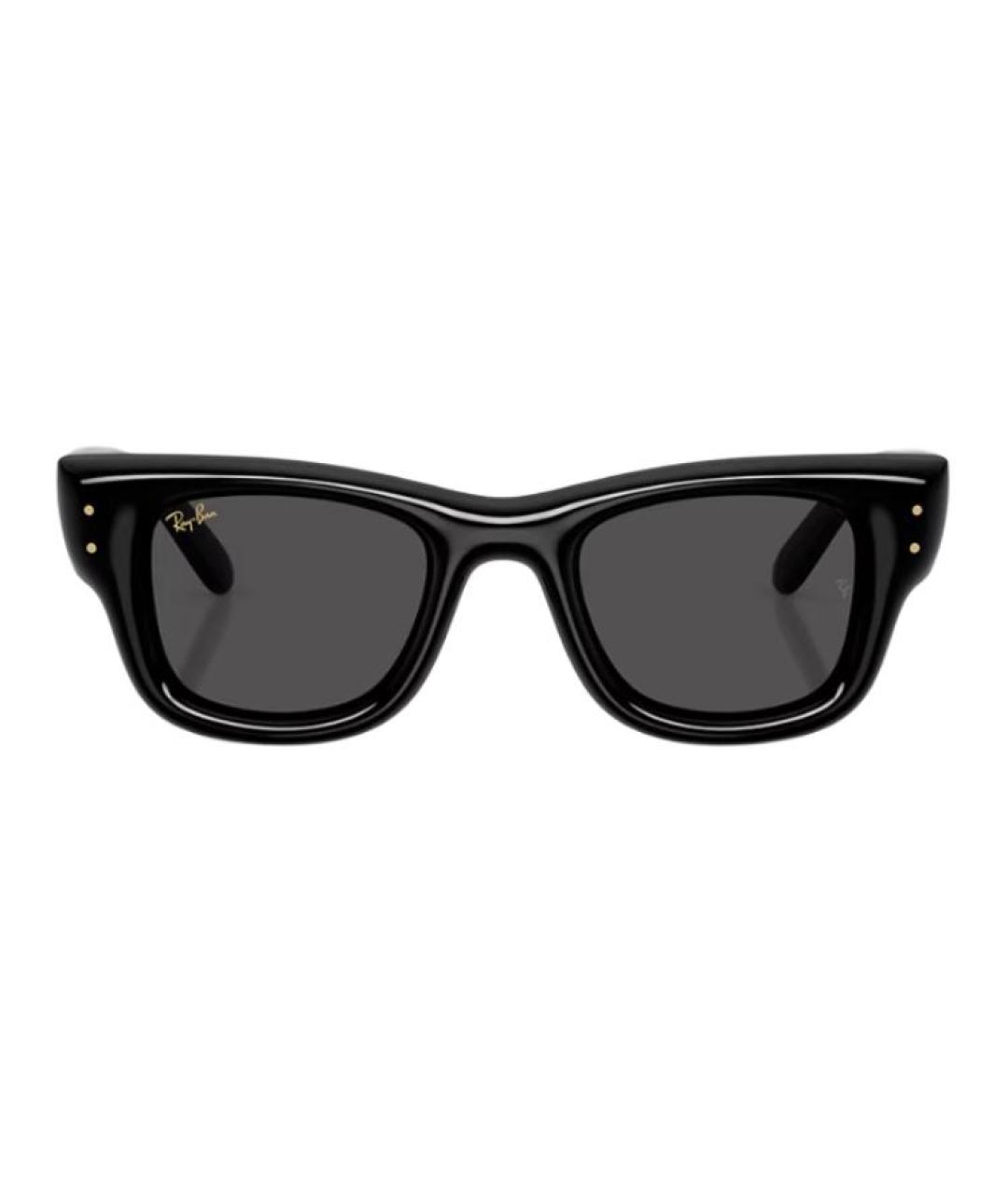 RAY BAN Черные пластиковые солнцезащитные очки, фото 2