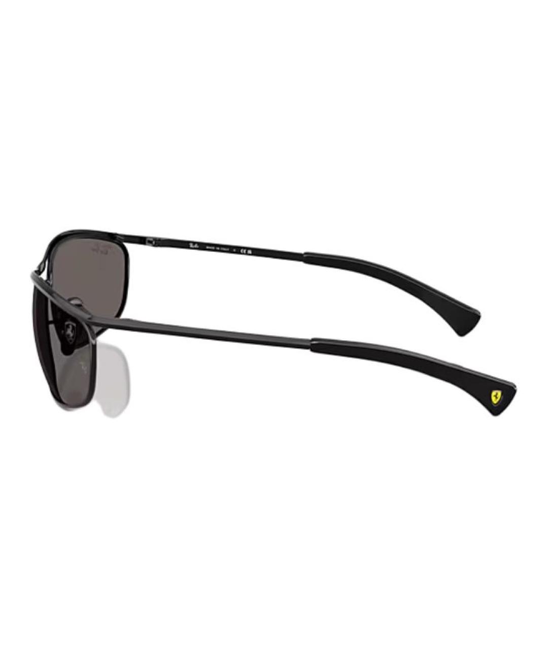 RAY BAN Черные металлические солнцезащитные очки, фото 3