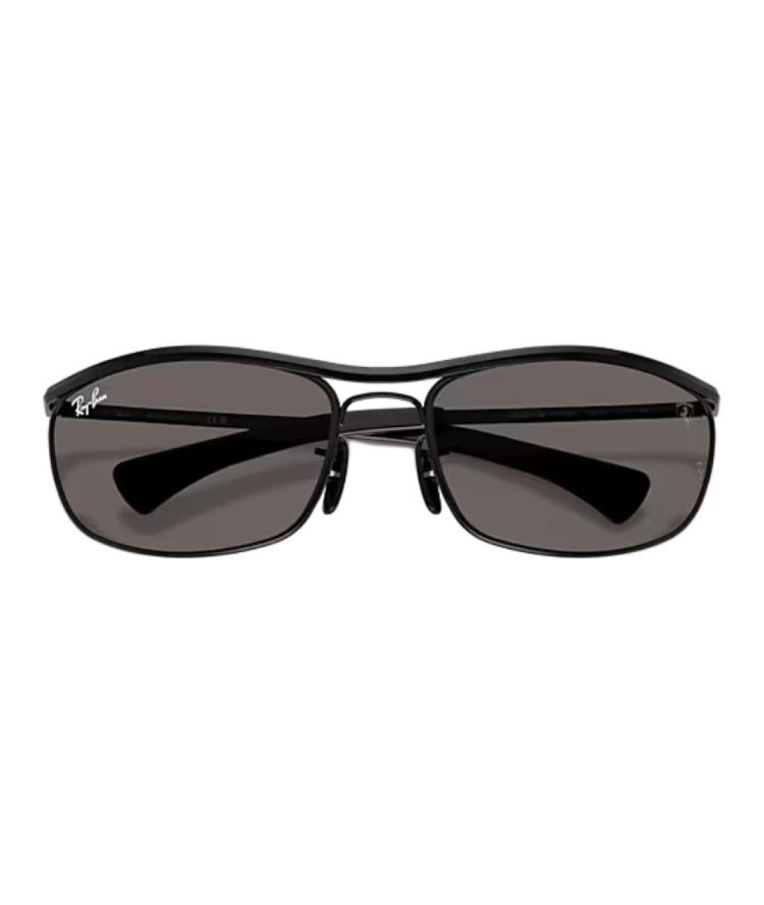 RAY BAN Черные металлические солнцезащитные очки, фото 5