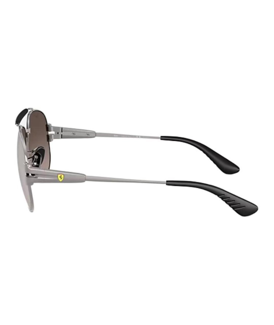 RAY BAN Серые металлические солнцезащитные очки, фото 5