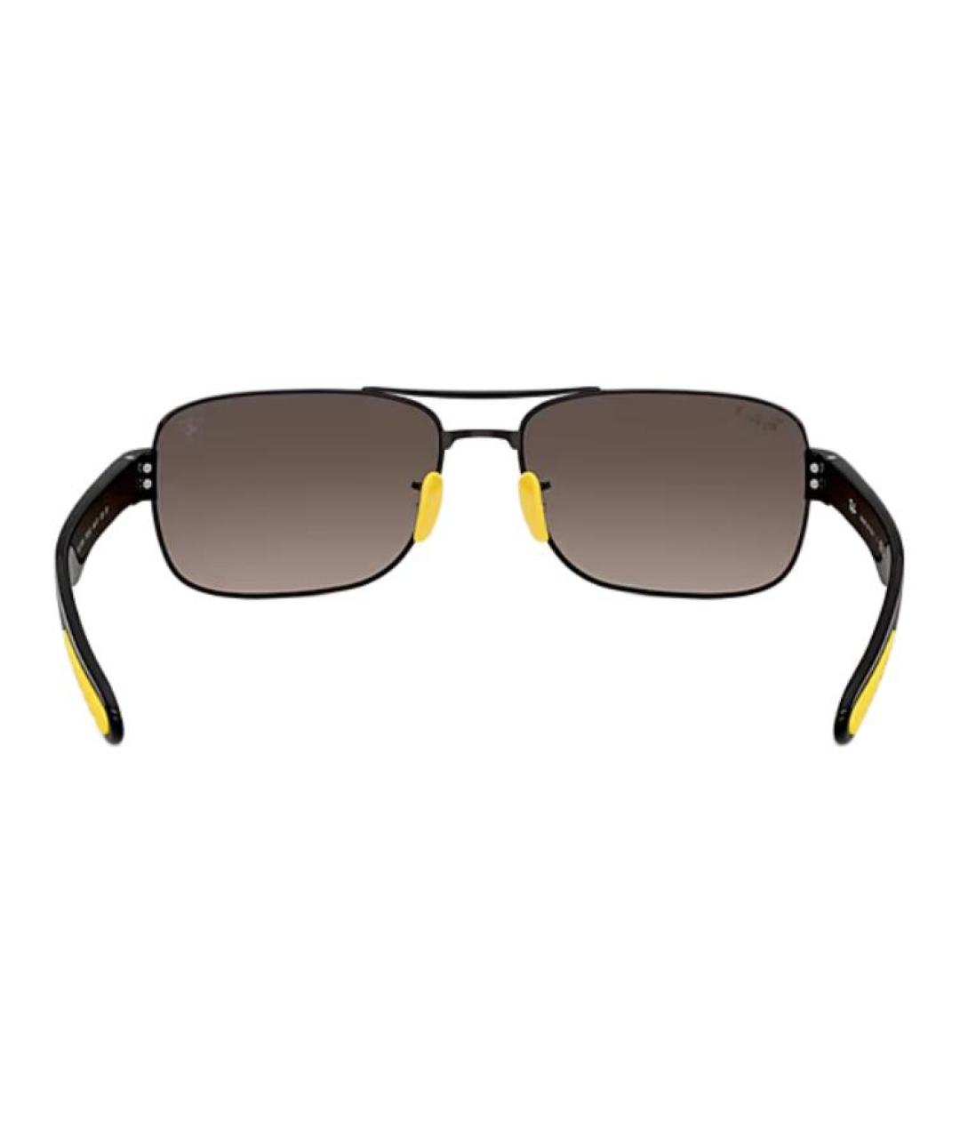 RAY BAN Черные металлические солнцезащитные очки, фото 5