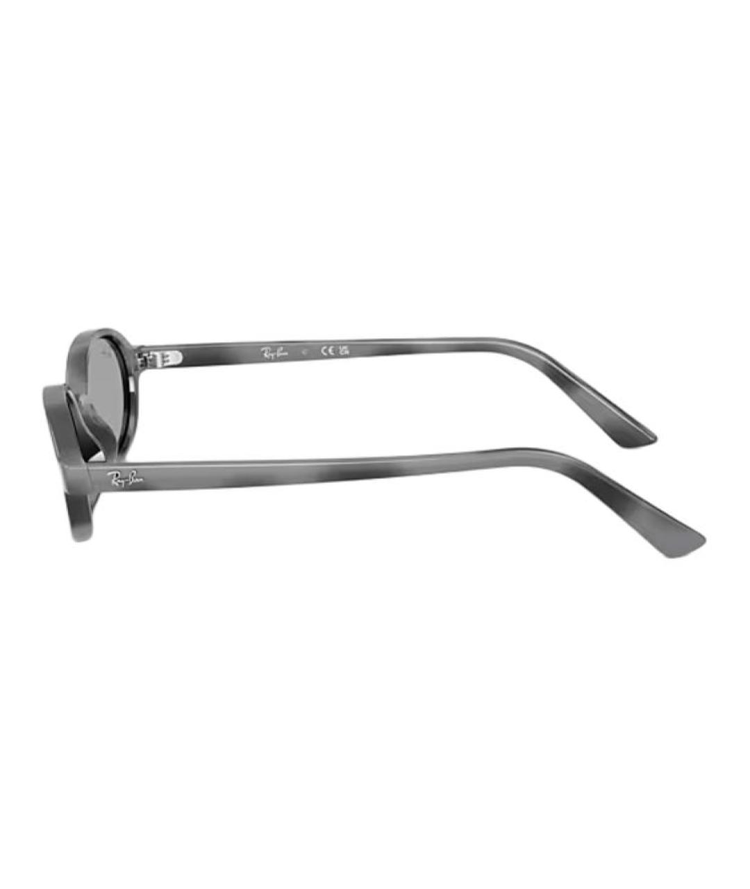 RAY BAN Серые пластиковые солнцезащитные очки, фото 3