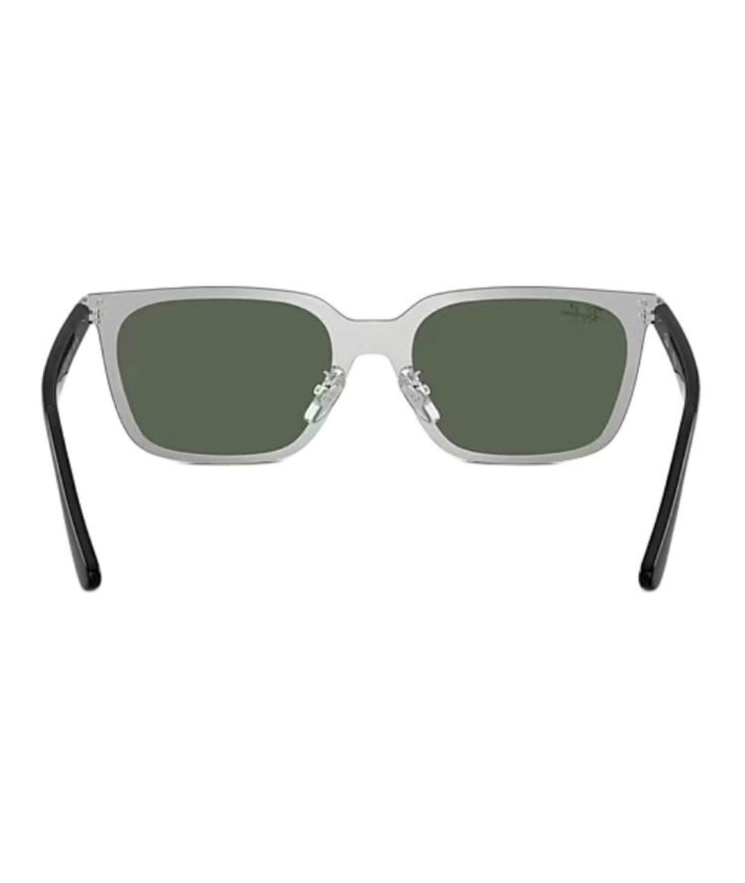 RAY BAN Черные металлические солнцезащитные очки, фото 5