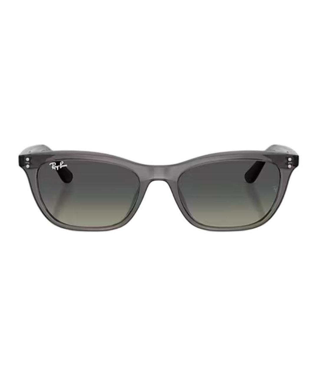 RAY BAN Серые пластиковые солнцезащитные очки, фото 2