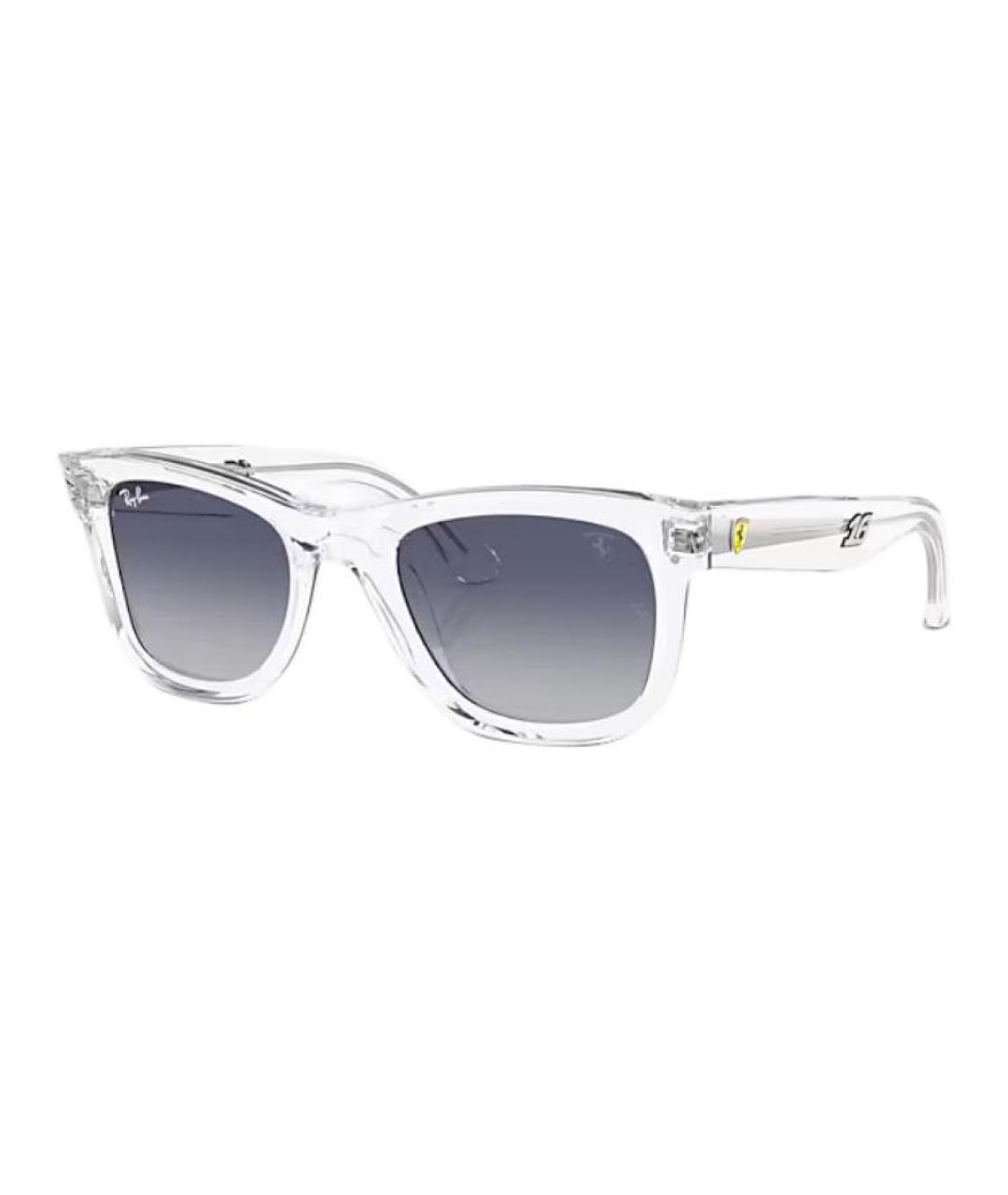 RAY BAN Прозрачные пластиковые солнцезащитные очки, фото 1