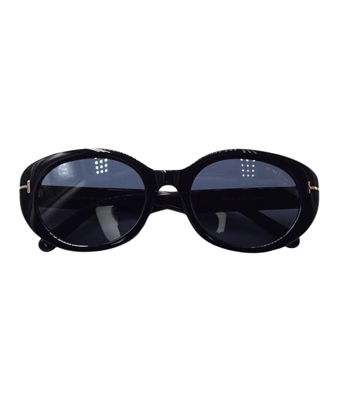 TOM FORD Черные пластиковые солнцезащитные очки, фото 3