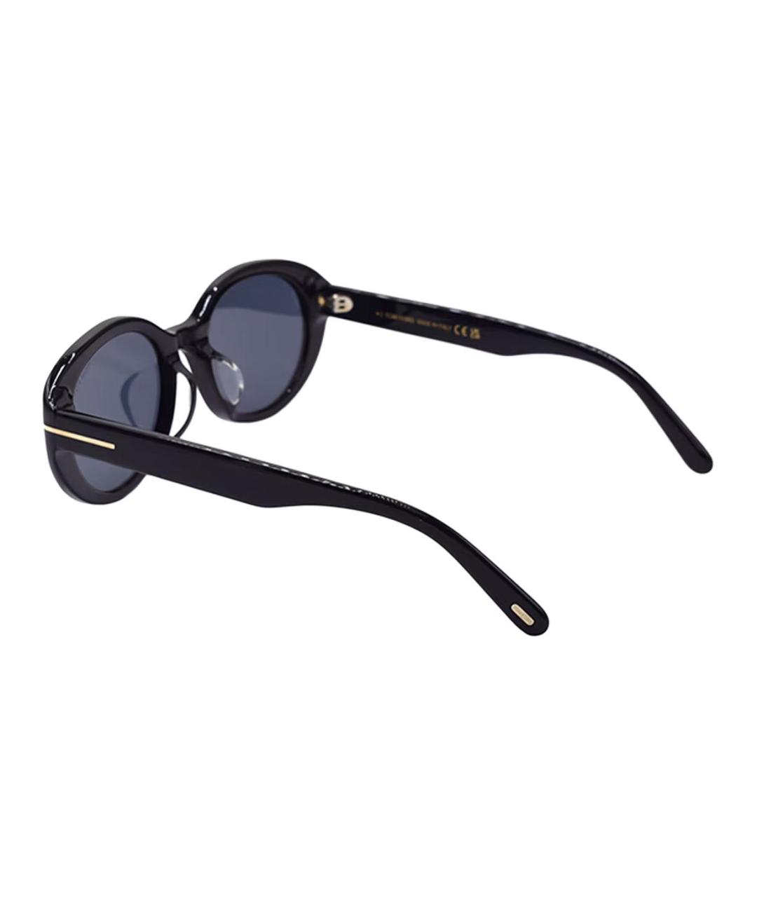 TOM FORD Черные пластиковые солнцезащитные очки, фото 5