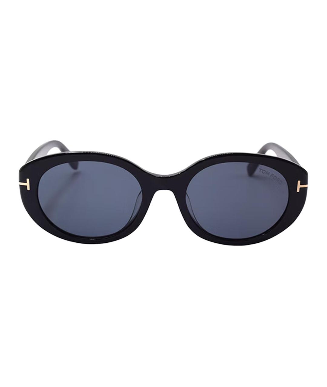 TOM FORD Черные пластиковые солнцезащитные очки, фото 2