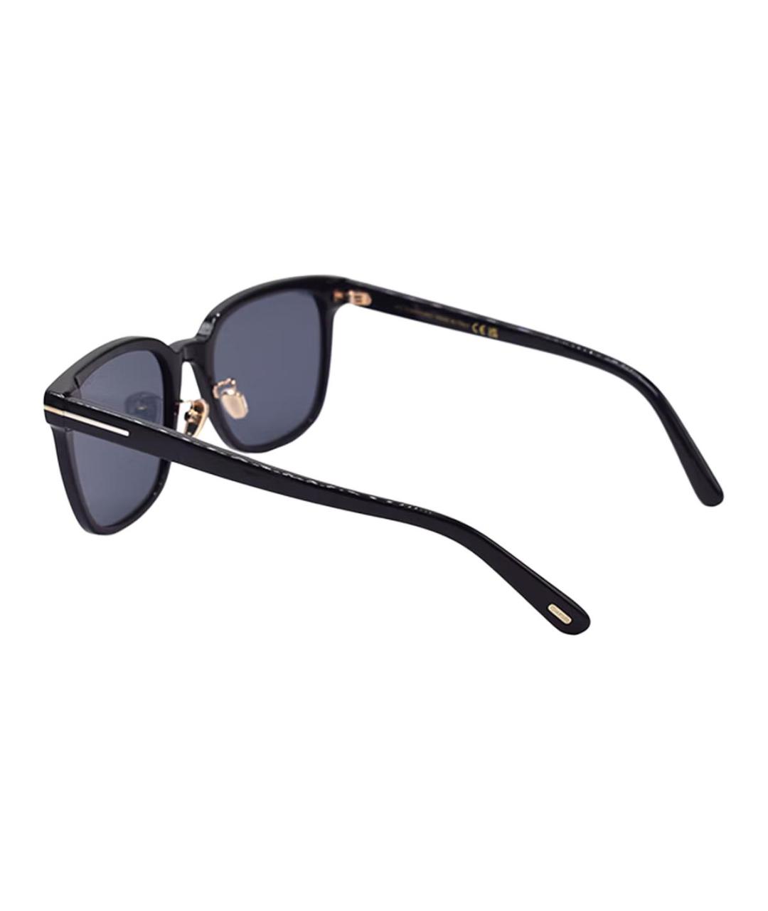 TOM FORD Черные пластиковые солнцезащитные очки, фото 5