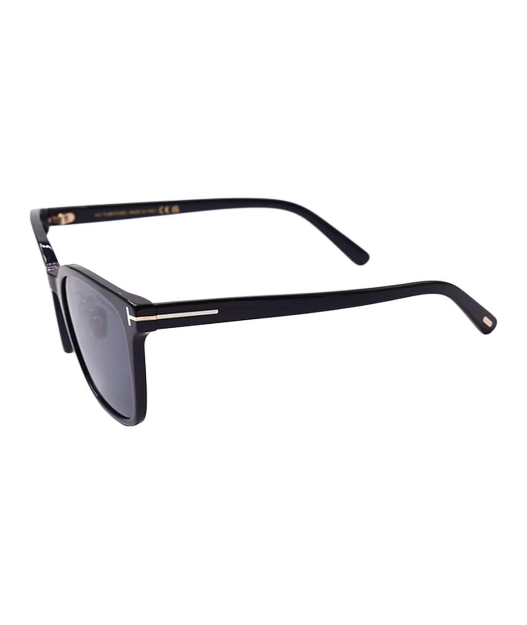 TOM FORD Черные пластиковые солнцезащитные очки, фото 4