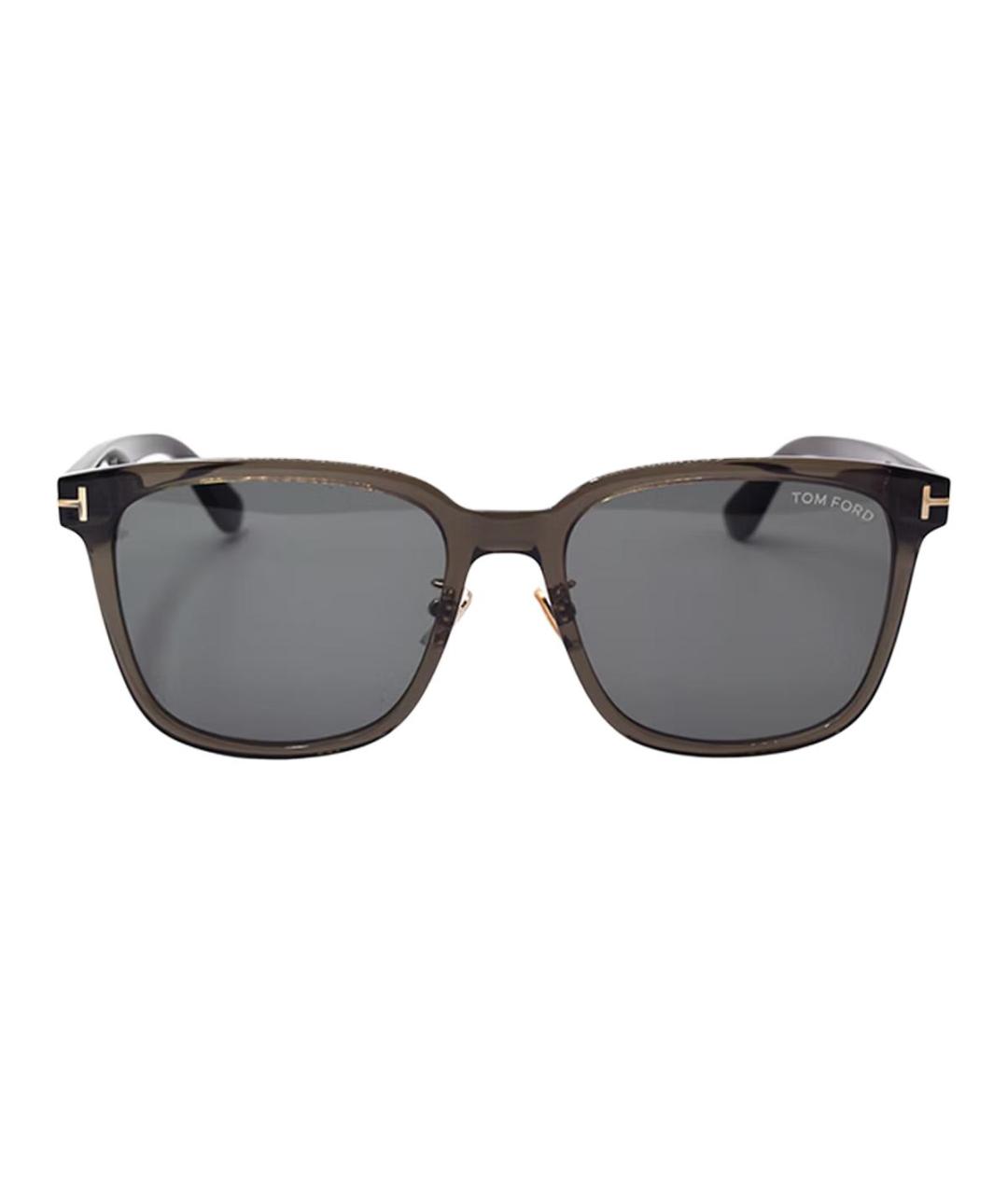 TOM FORD Черные пластиковые солнцезащитные очки, фото 2