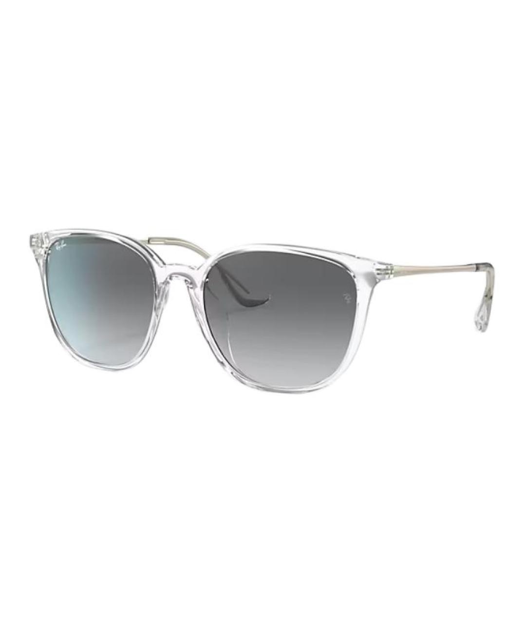 RAY BAN Прозрачные пластиковые солнцезащитные очки, фото 1