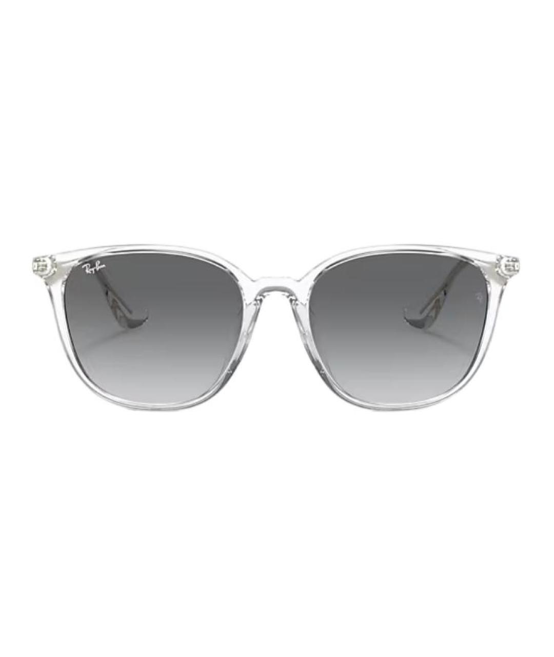 RAY BAN Прозрачные пластиковые солнцезащитные очки, фото 2