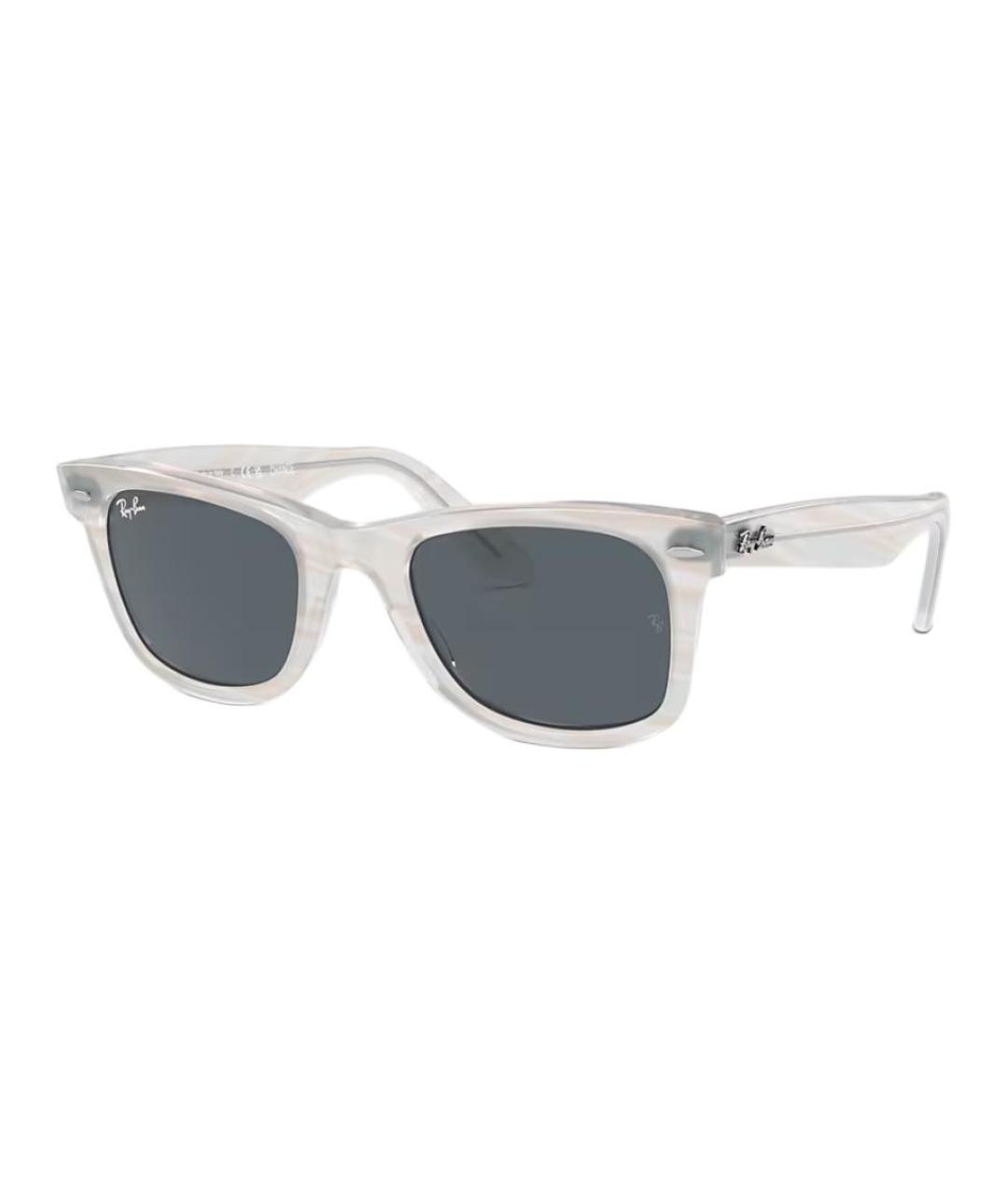 RAY BAN Голубые пластиковые солнцезащитные очки, фото 1