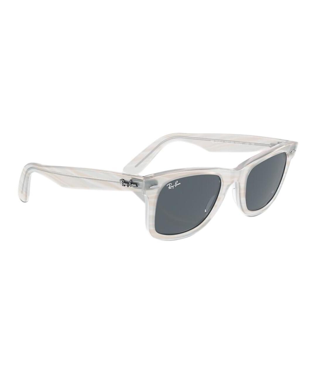 RAY BAN Голубые пластиковые солнцезащитные очки, фото 4