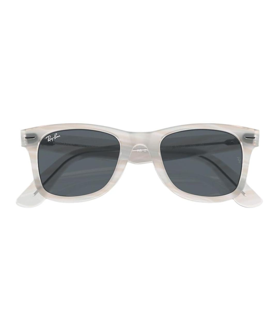 RAY BAN Голубые пластиковые солнцезащитные очки, фото 5