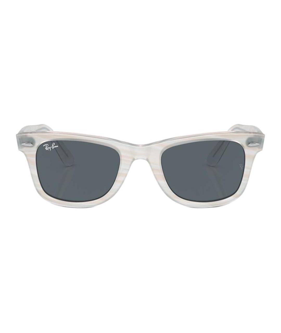 RAY BAN Голубые пластиковые солнцезащитные очки, фото 3