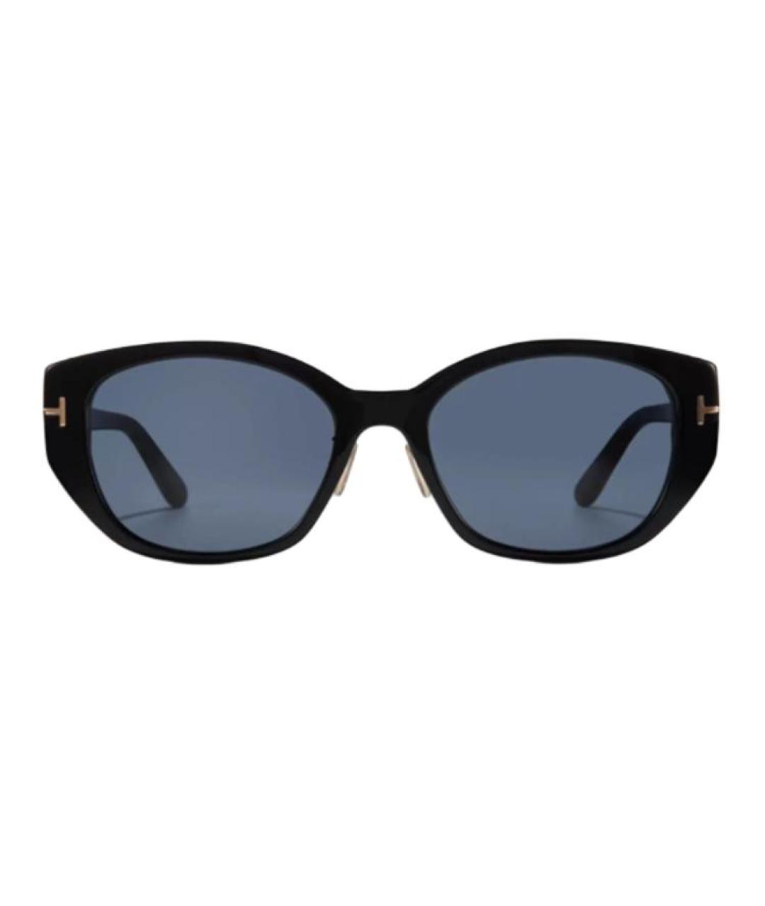 TOM FORD Черные пластиковые солнцезащитные очки, фото 2