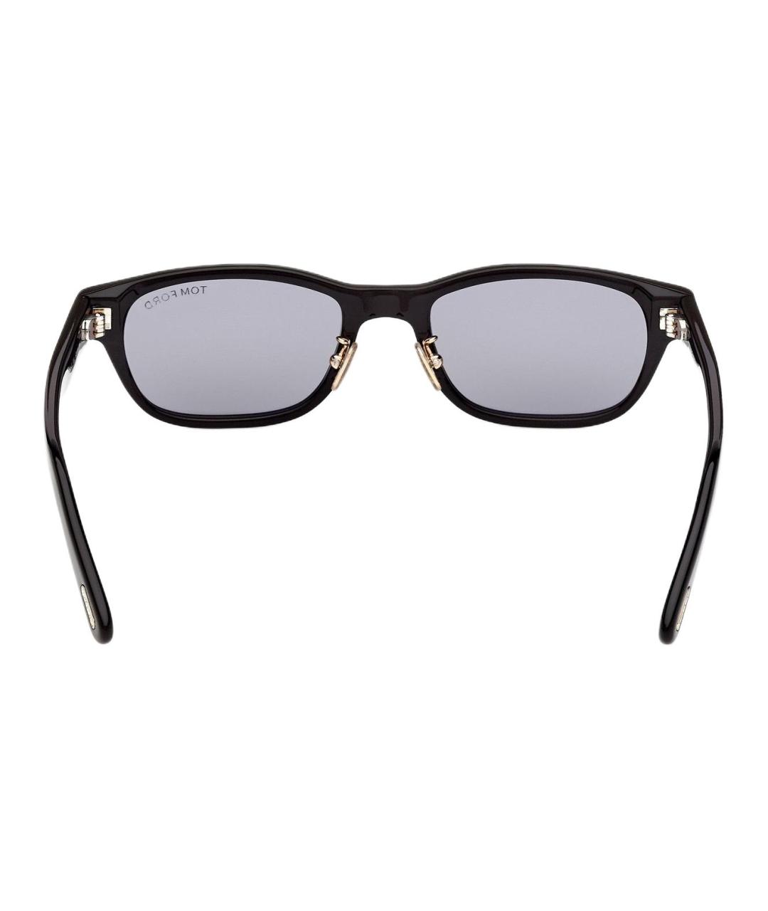 TOM FORD Черные пластиковые солнцезащитные очки, фото 3