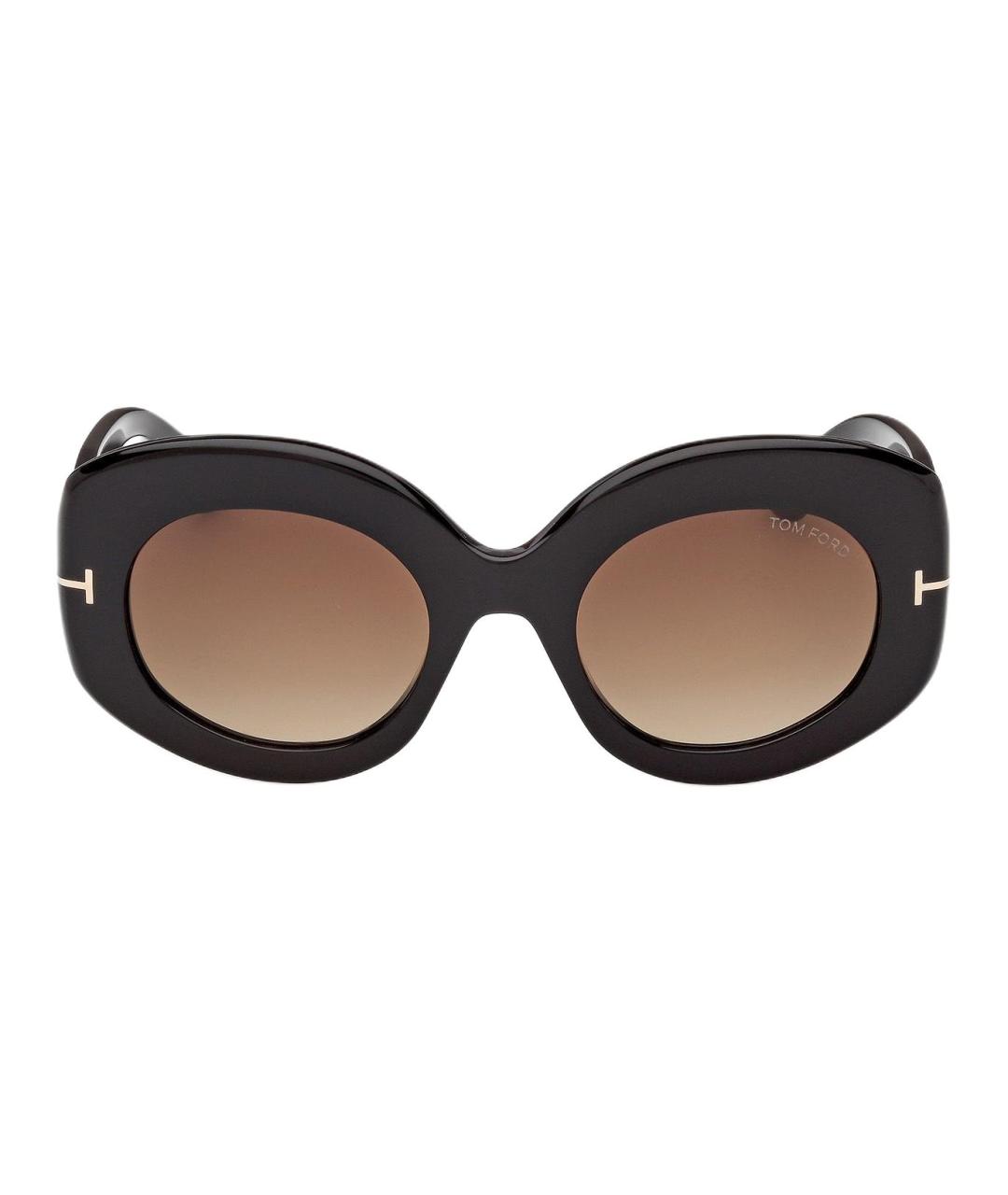 TOM FORD Черные пластиковые солнцезащитные очки, фото 5