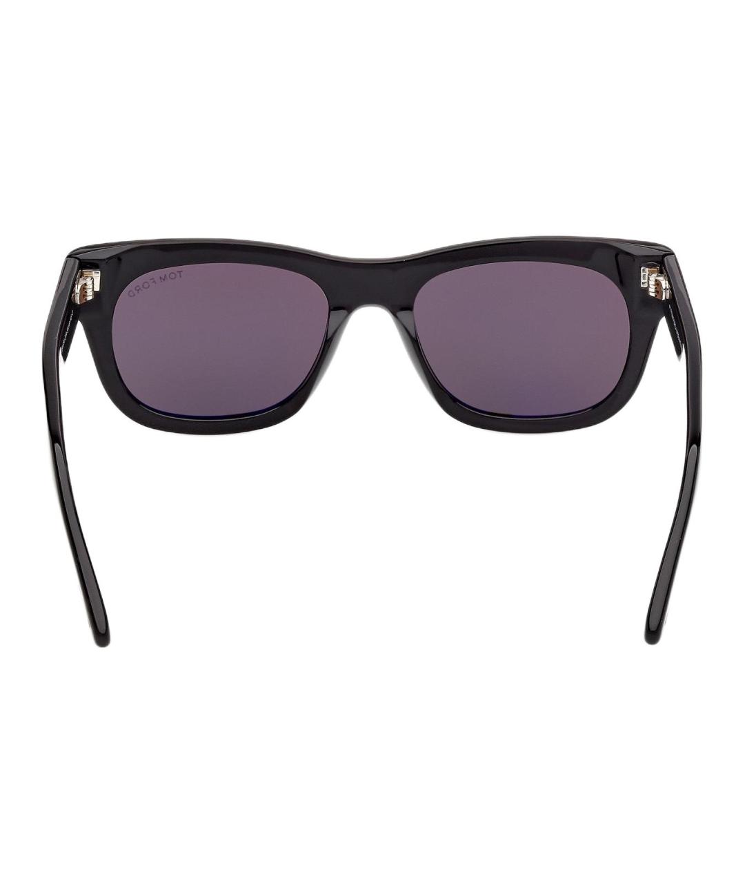 TOM FORD Черные пластиковые солнцезащитные очки, фото 3