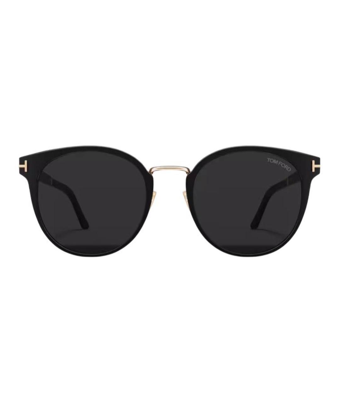 TOM FORD Черные пластиковые солнцезащитные очки, фото 2