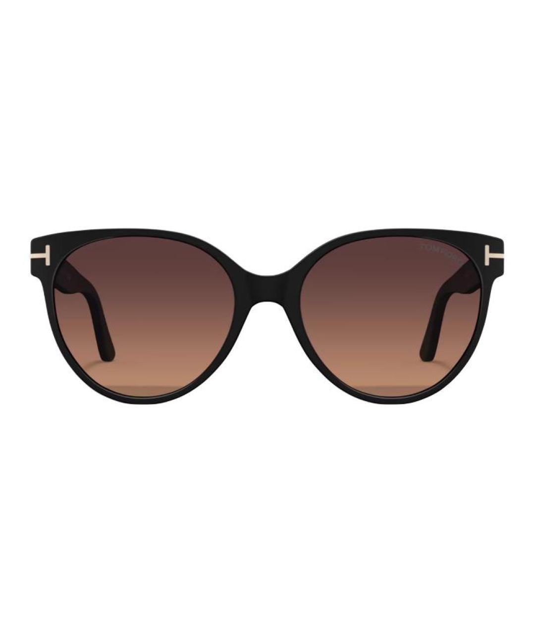 TOM FORD Черные пластиковые солнцезащитные очки, фото 2