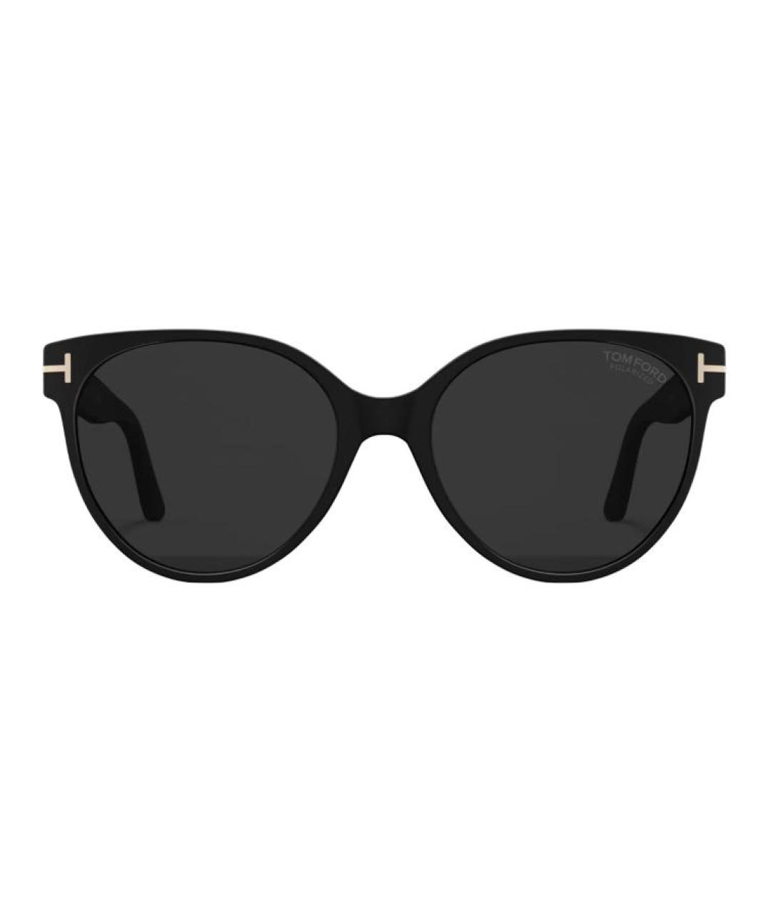 TOM FORD Черные пластиковые солнцезащитные очки, фото 2