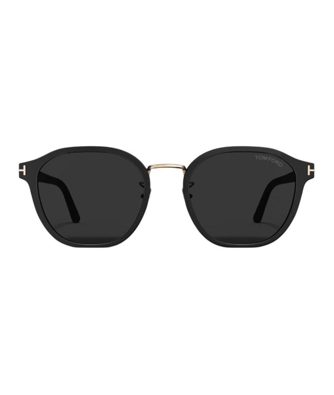 TOM FORD Черные пластиковые солнцезащитные очки, фото 2