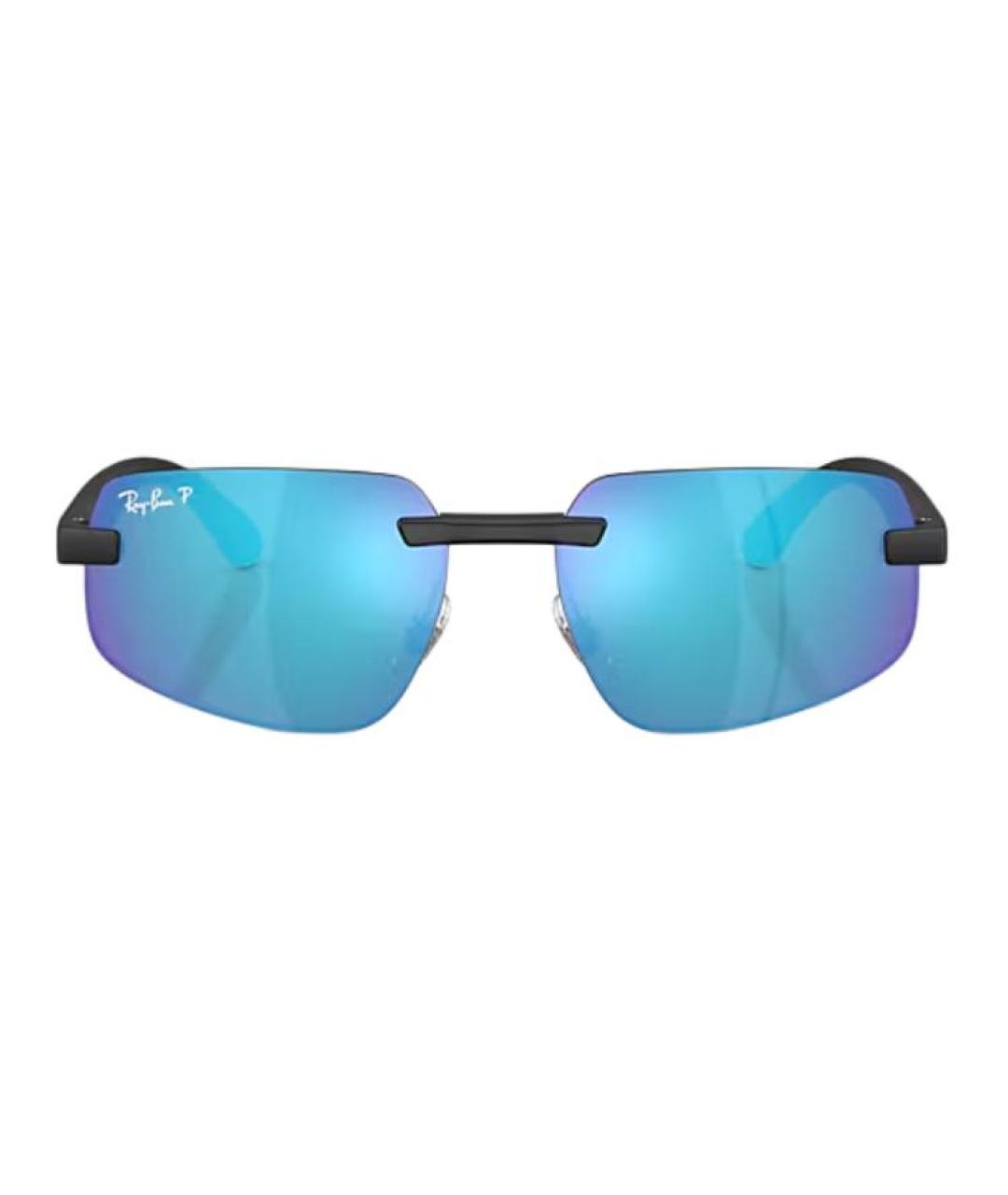 RAY BAN Черные пластиковые солнцезащитные очки, фото 2