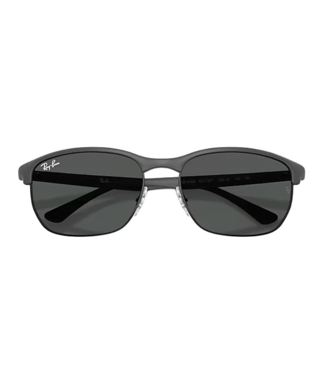 RAY BAN Серые пластиковые солнцезащитные очки, фото 5
