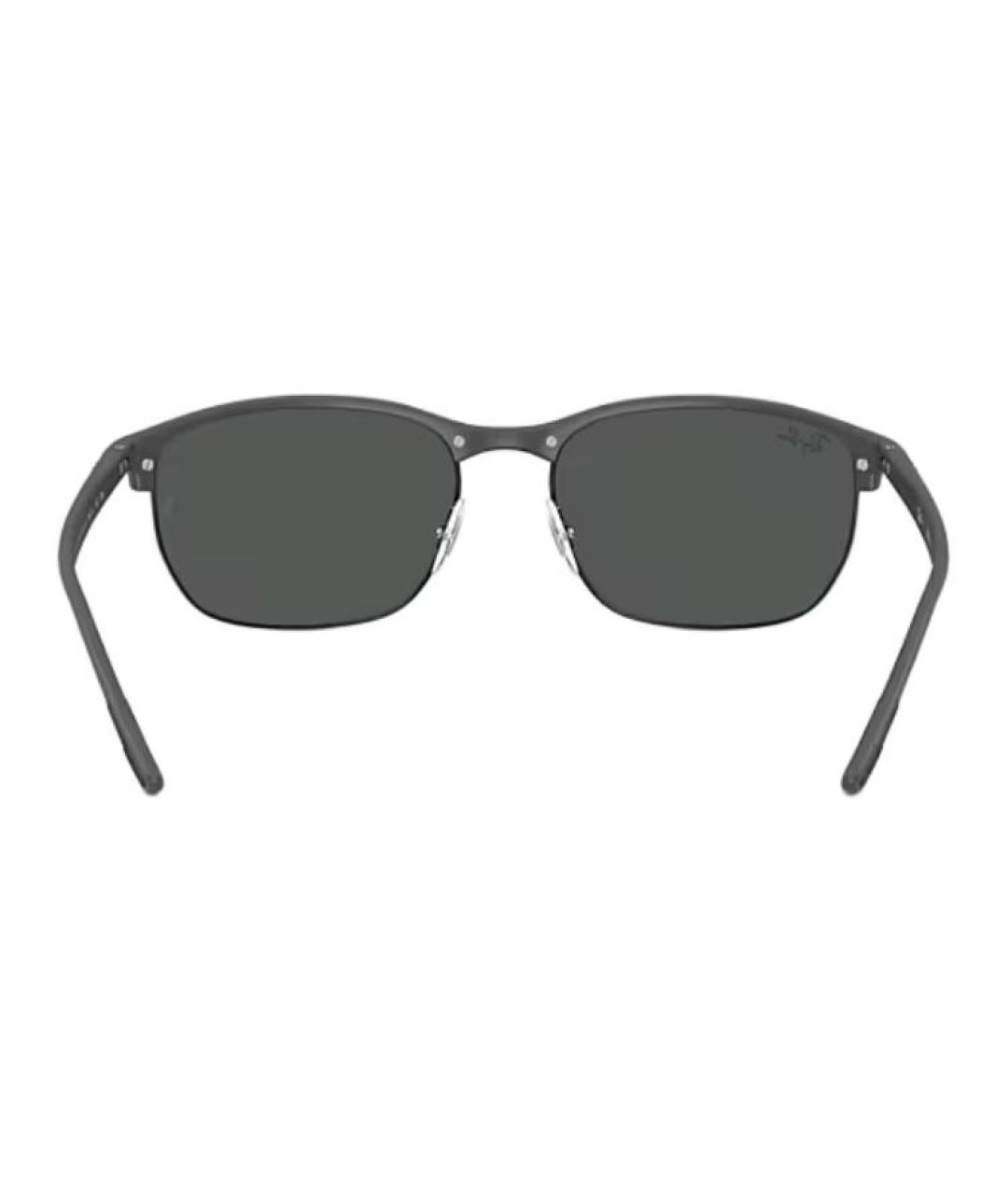RAY BAN Серые пластиковые солнцезащитные очки, фото 4