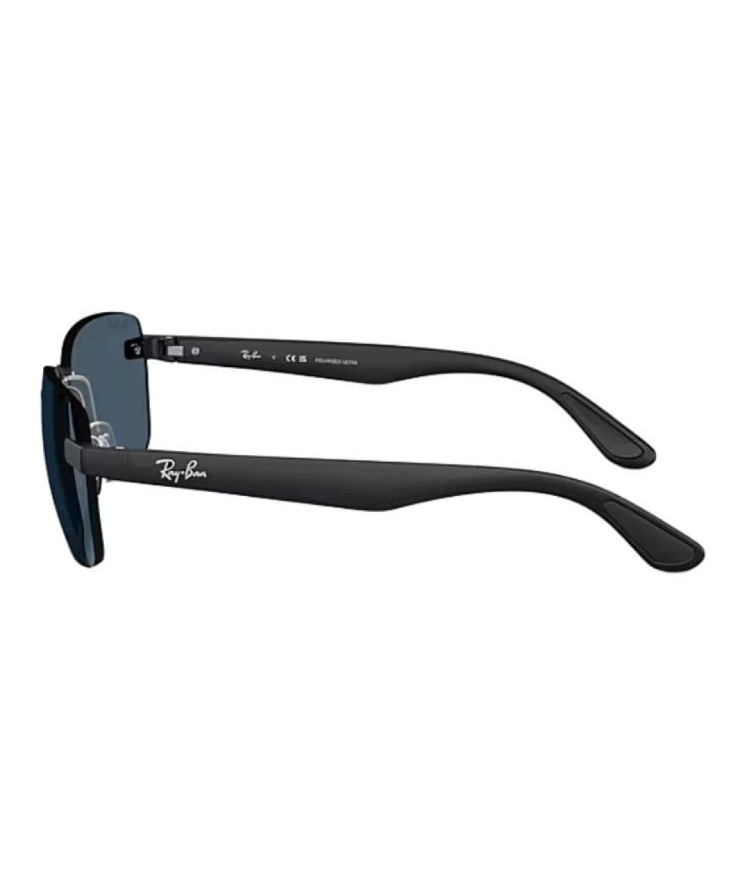RAY BAN Черные солнцезащитные очки, фото 5