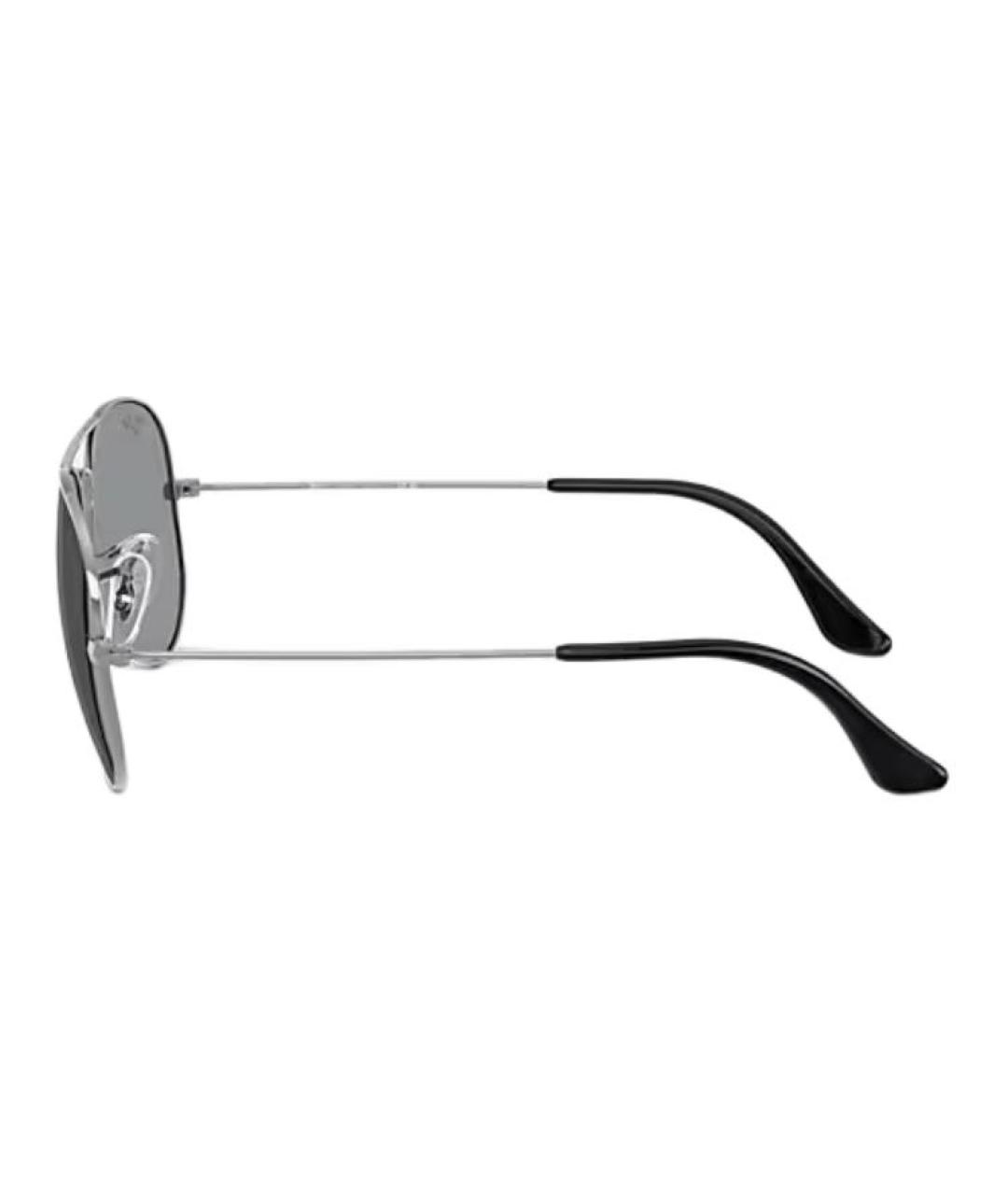 RAY BAN Серые металлические солнцезащитные очки, фото 3